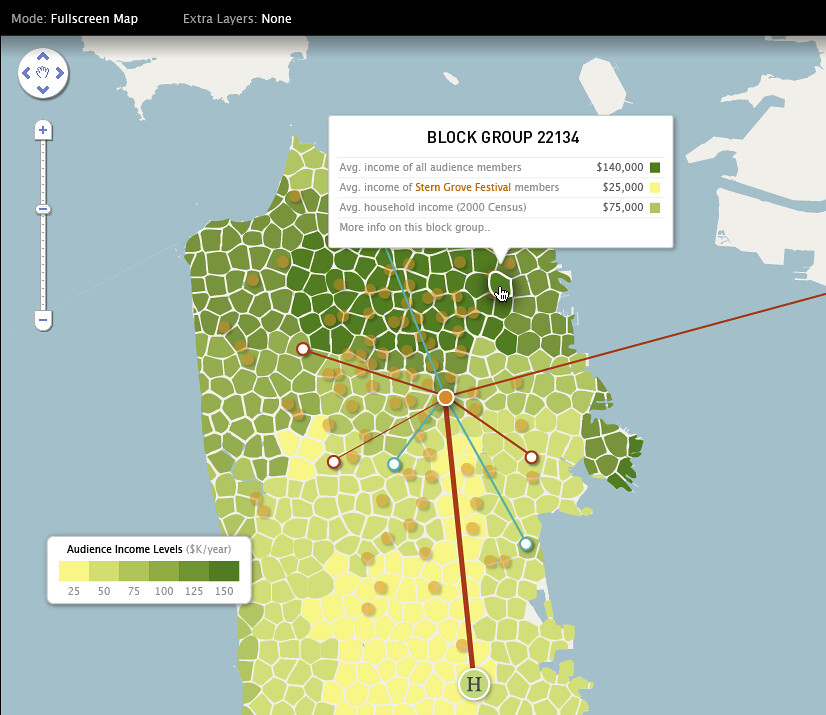 Income Levels by Census Block