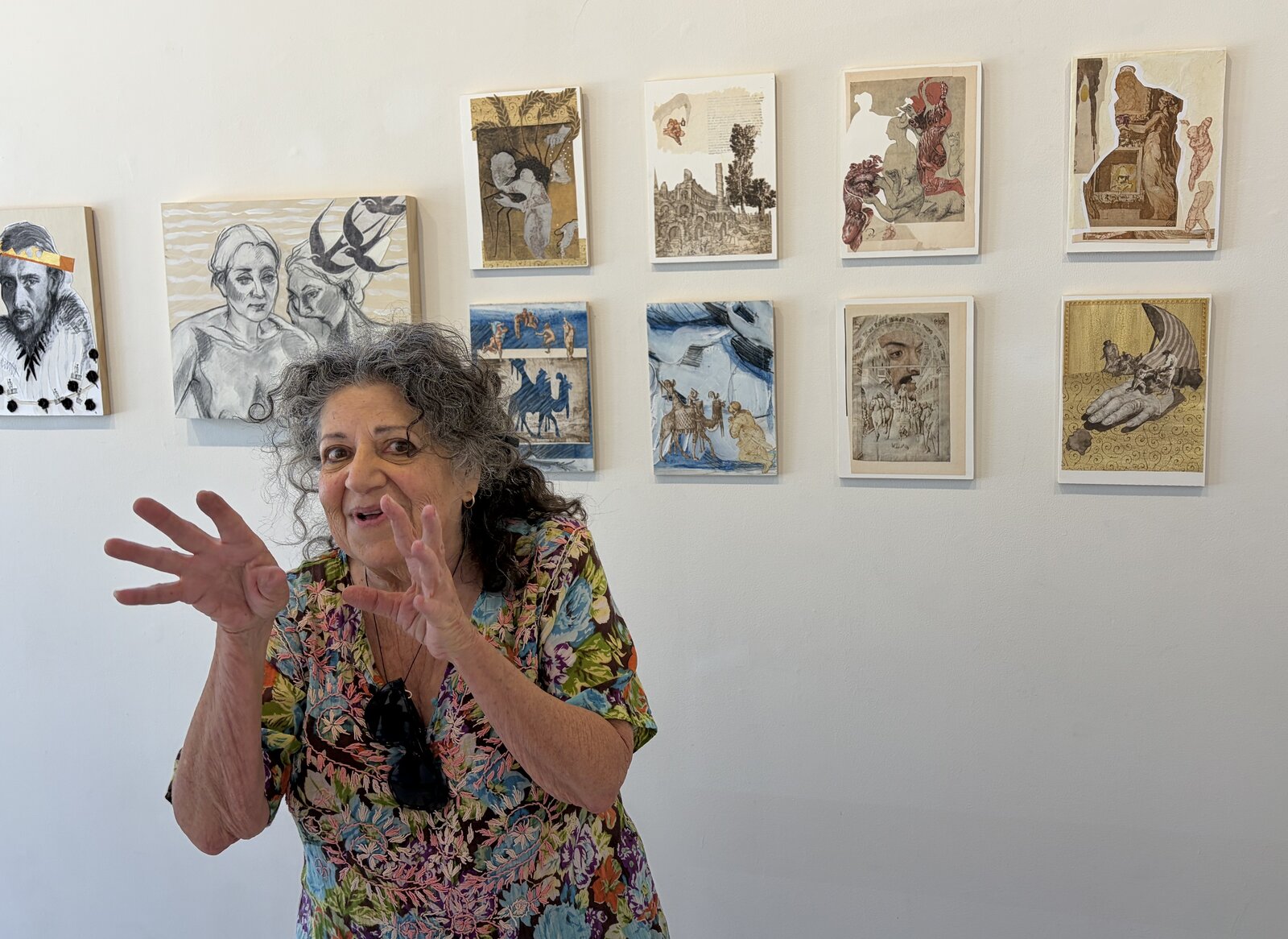 Livia Zirkel talking about art