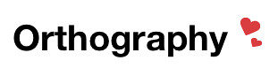 Orthography