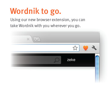 Wordnik Browser Extension