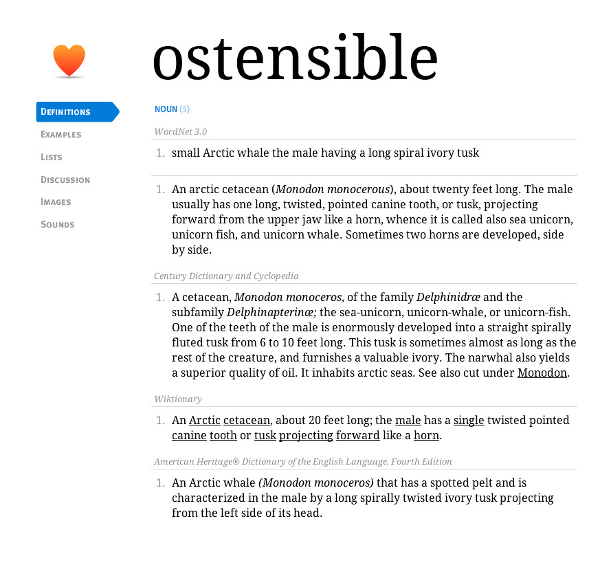 Minimalist Word Page Design