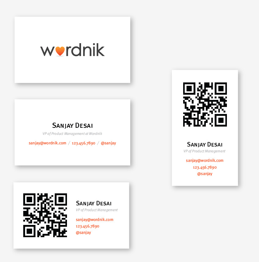 Wordnik Business Cards